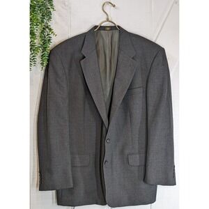 50R🚨Stafford Worsted Wool Blend Blazer Jacket SportCoat XL Big Man Tall Classic